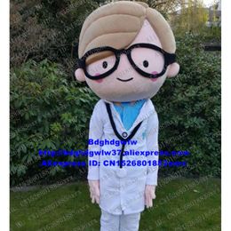 Mascot Costumes Doctor Physician Mediciner Medical Man Dentist Mascot Costume Adult Cartoon Character Wedding Ceremony Animation Film Zx2342