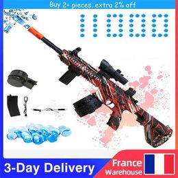 Gun Toys Gun Toys Gun For Gun-Toy With Electric Gel M416 Gel Eco-FriendlyBall Gun Automatic With 10000 Drop Goggle Outdoor Game For Kids Adult Toy 2400308