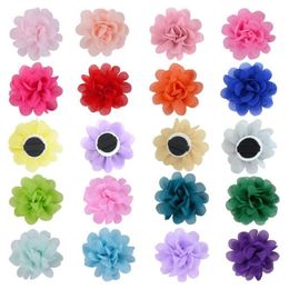 50 100pcs Dog Collar Flowers Pet Bow Tie Charm Collars Puppy Dog Charms Flower Slides Attachment Decoration Grooming Accessories254S