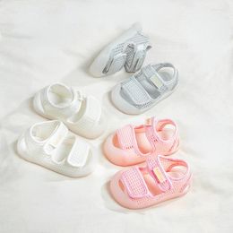 First Walkers Born Male Baby Mesh Shoes Toddler Walking Shoe Female Anti Slip Sandal Summer Soft Soled Breathable