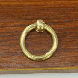 4-6cm Chinese antique simple drawer knob furniture door handle hardware Classical wardrobe cabinet shoe closet cone vintage pull r347x