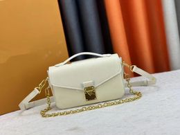 Designer Luxury shoulder bag latch removable Short chain strap adjustable 46279