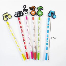 wholesale 60 Pcs/lot Music Standard Pencils Happy Christmas Gift For students Children Office Stationery School Writing pen Supplies LL