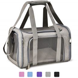 Dog Carrier Bags Portable Pet Backpack Messenger Cat Carrier Outgoing Small Dog Travel Bag Soft Side Breathable Mesh254P