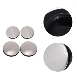 Kitchen Faucets 4 Pcs Sink Hole Cover Faucet Reliable Plug Accessory Stainless Steel Pp Sealing Cap