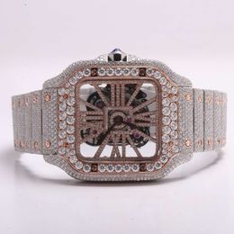 Most Selling Product Mens Hip Hop Watch Made Of Stainls Steel With VVS Clarity natural diamonds Trending Fashion Jewelry