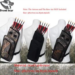 Bags outdoor Large carrying Archery Hunting Bag Archery Arrow Quiver Tube with Back Strap Archery Arrow Case Holder