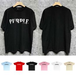 Long term trendy brand PURPLE BRAND T SHIRT short sleeved T-shirt shirtFO7G