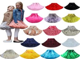 Girls Tutu Skirts Pettiskirt Baby Kids Short Dancing Skirt Lace Tulle Fluffy Satin Ribbon Bow Princess Dancewear Ballet Dress Cost8270799