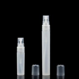 5ml 10ml Frosted Plastic Atomizer Tube Empty Refillable Matte Fragrance Perfume Scent Sample Spray Bottles for Travel 017Oz 034Oz Ojcts Casn