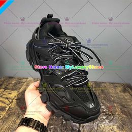 Designer Triple-S Track 3.0 Casual Shoes Sneakers Black Green Transparent Nitrogen Crystal Outsole 17Fw Running Shoes Mens Womens Outdoor Trainers 132 888