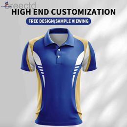 Men's Polos Custom New Summer High Quality Polo Shirts Summer Casual Short Sleeve Polo Shirts Polyester Polo T Shirt ldd240312