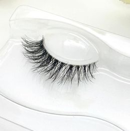 Mink Eyelashes 0810CM 3D Mink False Eyelash Natural Full Strip Transparent band lashes cilios posticos Invisible Band Lashes3610105