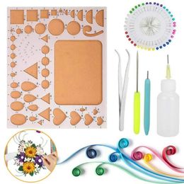 Diy Paper Quilling Tools Kit Template Mould Board Pin Needles Tweezer Hamdmade Crafts Decoration Tool Other Arts And259c