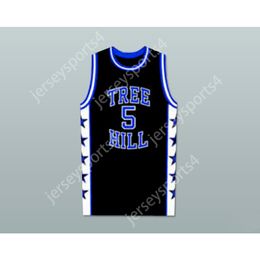 Custom Any Name Any Team LUCAS SCOTT ONE TREE HILL RAVENS BLACK BASKETBALL JERSEY All Stitched Size S M L XL XXL 3XL 4XL 5XL 6XL Top Quality