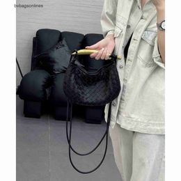 Luxury Bottegs Venets Jodie Bag New Sheepskin Woven Knotted Handbag Sardine Golden Handle Single Shoulder Cross Body with Original 1:1 Logo