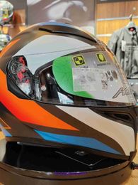 Italian AGV K5 Helmet Mens and Womens Anti fog Motorcycle Racing Car Full Four Seasons Dual Lens Riding