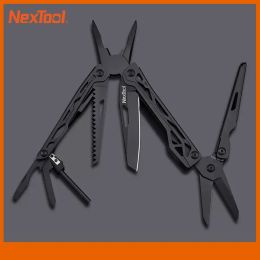 Control NEXTOOL Multifunction knife 10 IN 1 Portable Folding Knife Stainless Steel Opener Screwdriver Tools knife
