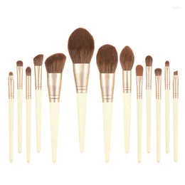 Makeup Brushes Pearl White Suitable For All Eye Looks Luxurious And Elegant Design Precise Application Professional-grade Beauty Tools