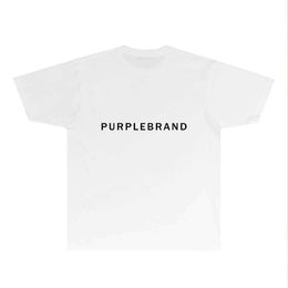 Long Term Trendy Brand PURPLE BRAND T SHIRT Short Sleeved T-shirt Shirt 613