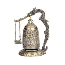 Art Brass Feng Shui Desktop Dragon Windbell289H