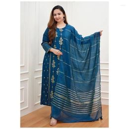 Ethnic Clothing Women Kurti Palazzo Dupatta Suit Wedding Party Wear Handmade Pant