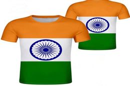 INDIA t shirt diy custom made name number ind tshirt nation flag hindi country republic indian college print po clothes7253067