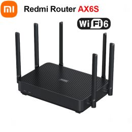 Control Xiaomi Redmi ax6s wifi 6 router 3200 Mbps 2.4 5GHz Dual Frequency MIMOOFDMA high gain mesh route MT7622B dualcore 1.35GHz CPU