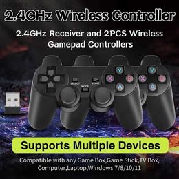 Game Controllers Joysticks Game Stick TV Box 2.4GHz Wireless Controller Gamepad PC Gaming Control Emuelec Emulator Video Game Console Accessories Joystick L24312