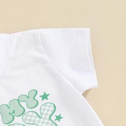 Clothing Sets Born Baby Girl Summer Outfit Clothes Letter Short Sleeve Tee Shirt Elasticated Waist Shorts Set Tracksuit