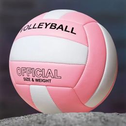 Professional Volleyball Training Ball for Youth and Beginners Soft Size 5 Indoor Volleyball Game Practice Tool 240301