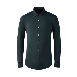 High Quality Luxury Jewelry Men'S Fully Taped Seam Shirt Long Sleeve Classic Men Formal Dress Shirt Clothing Men'S Shirts