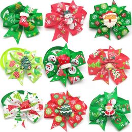 Dog Apparel 30 50 Pc Christmas Pet Accessories Puppy Bow Ties With Xmas Cat Bowtie Necktie Small203d