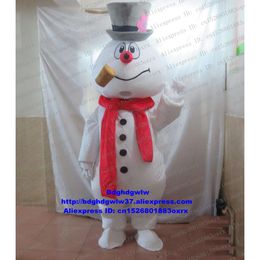 Mascot Costumes Christmas Hottest Frosty Snowman Snow Man Mascot Costume Adult Cartoon Character Campaign Propaganda the Public Holidays Zx951