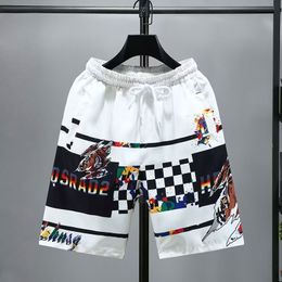 Men's and Women's Designer shorts Summer casual street wear Quick drying Swimsuit Plaid striped Print Beach Resort Beach Pants Asian size M-5XL E-7