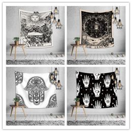 Bedroom wall hanging tapestry decoration Euramerican divination astrology printing tablecloth bed sheet yoga mat beach towel party279N