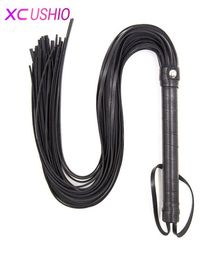 1pc 60cm Soft PU Leather Fetish Bondage Sex Whip Flogger Spanking Paddle Sexy Policy Knout Adult Games BDSM Sex Toys for Couples C2149335