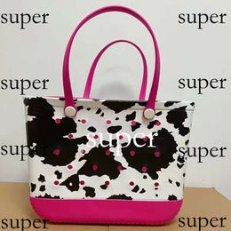 Designer Bogg Bag Waterproof Woman Eva Tote Bag Large Shopping Basket Bag Washable Beach Silicone Bogg Bag Purse Eco Jelly Candy Lady Handbags Fashion Top Quality 644