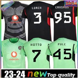 23 24 Orlando Pirates ERASMUS Mens Soccer Jerseys LORCH MASWANGANYI HOTTO PULE LEPASA MONARE MATROSE TIMM Home Away Football Shirts8899