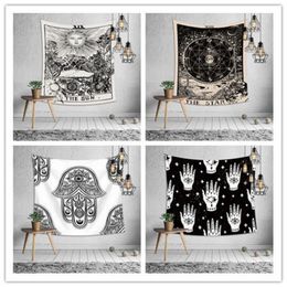 Bedroom wall hanging tapestry decoration Euramerican divination astrology printing tablecloth bed sheet yoga mat beach towel party263o