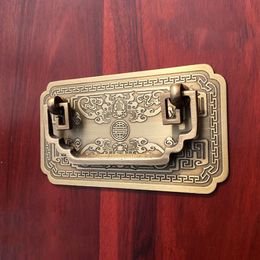 Chinese antique simple drawer handle furniture door knob hardware Classical wardrobe cabinet shoe closet cone vintage pull227a