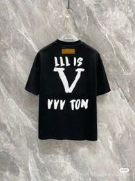Designer T-shirt Top Summer Casual Top Pure Cotton Round Neck New Loose Letter Printed Short Sleeve T-shirt