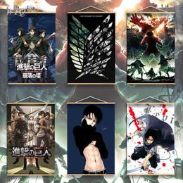 Attack on Titan Levi Rivaille Rival Ackerman Anime Posters Canvas Painting Wall Decor Wall Art Picture Room Decor Home Decor Y0927186S