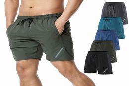 Gym Clothing 2021 Mens Summer Running Shorts Pocket Quick Drying Fitness Sport Jogging Workout Sports Short Pants 404930248