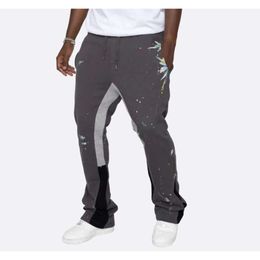 Jeans Men's Flared Sweatpants Men Stacked Sweat Pants High Quality Trousers Joggers Cargo 231117 662