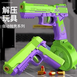 Gun Toys Gun Toys 2024 new gun soft Usp bullet can fire toy gun with simulation of baby carrot explosion gun-toy game outside boy gun 2400308