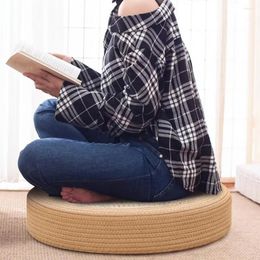 Pillow Round Seat Floor Yoga Mat Hand-woven Eco-friendly Padded Sitting For Room No Odour Skin-friendly