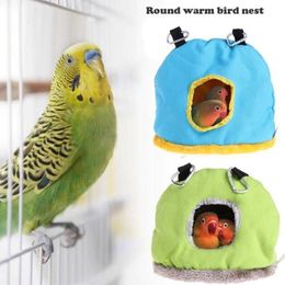 Warm Bird Bed House Hut Hanging Cage Plush Birds For Hamster Parrot Cages233I