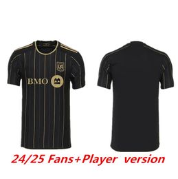 2024 25 LAFC Home soccer jerseys VELA CHIELLINI ACOSTA D.BOUANGA KAYE ROSSI Los Angeles FC Football shirts kit Player version 999