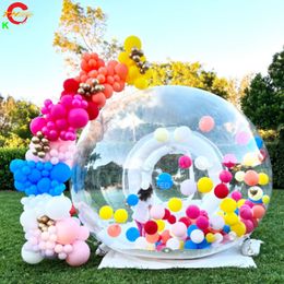 Outdoor -Aktivitäten aufblasbares Bubble House Outdoor Blasenzelt zum Camping transparentes Iglu -Zelt